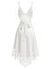 [Pre-Sale] White 1940s Lace Vintage Classic Nightgown 4