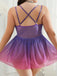 Plus Size Purple Lace Slit Nightgown 3