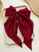 Satin Ribbon Solid Bow Hairpin: timeless vintage elegance she makes her own