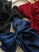 She finds her vintage story in this Satin Ribbon Solid Bow Hairpin