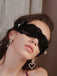 See-Through Pearl Decor Lace Eye Mask - vintage fashion, retro style