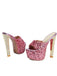 Sequin High Heel Chunky Heel Shoes 9