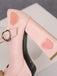 Vintage Heart Cut-Outs & Buckle Mary Jane High Heel Shoes - vintage shoes, retro heels