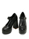 Vintage Heart Cut-Outs & Buckle Mary Jane High Heel Shoes - vintage shoes, retro heels