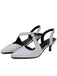 Vintage Shimmer Pointed Toe Kitten Heel Office Shoes - vintage shoes, retro heels
