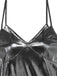 Silver 1930s Spaghetti Strap Mermaid Dress - vintage dress, retro fashion