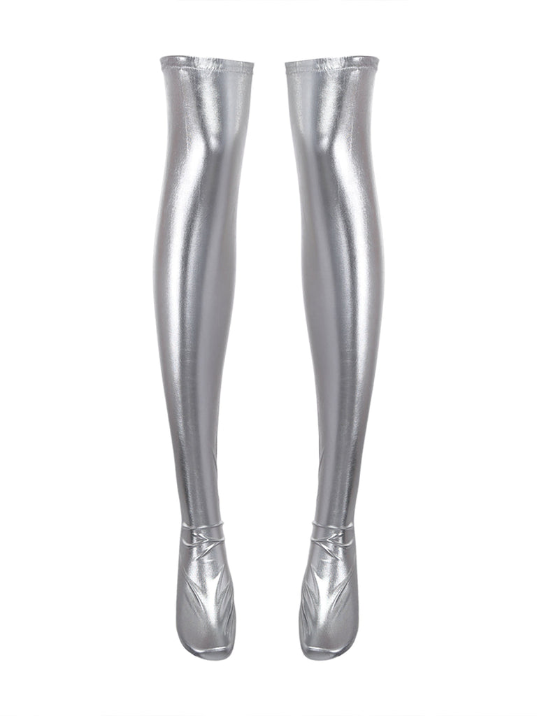 Silver 1960s Futuristic Metallic Space Costume, vintage fashion, retro style - perfect for women who love vintage and retro fashion