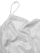Silver 1960s Spaghetti Strap Sparkling Mini Dress: timeless style reimagined