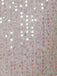 Silver 1970s Bandeau Sequin Pencil Dress — the kind of 1970s dress that makes strangers smile