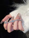 She slips into Silver Alloy Diamond Bracelet and channels vintage screen sirens