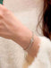 Silver Alloy Diamond Bracelet: vintage allure for the woman who knows her power