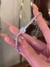 This Silver Alloy Diamond Bracelet is vintage romance against her skin