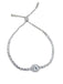Silver Alloy Diamond Bracelet — because vintage glamour starts underneath