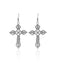 She adds this Silver Halloween Cross Pendant Earrings and suddenly it's vintage perfection