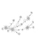 Silver Star Rays Rhinestone Hair Clip, vintage fashion, retro style - perfect for women who love vintage and retro fashion