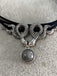 She adds this Silver Twin Snakes Halloween Necklace and suddenly it's vintage perfection
