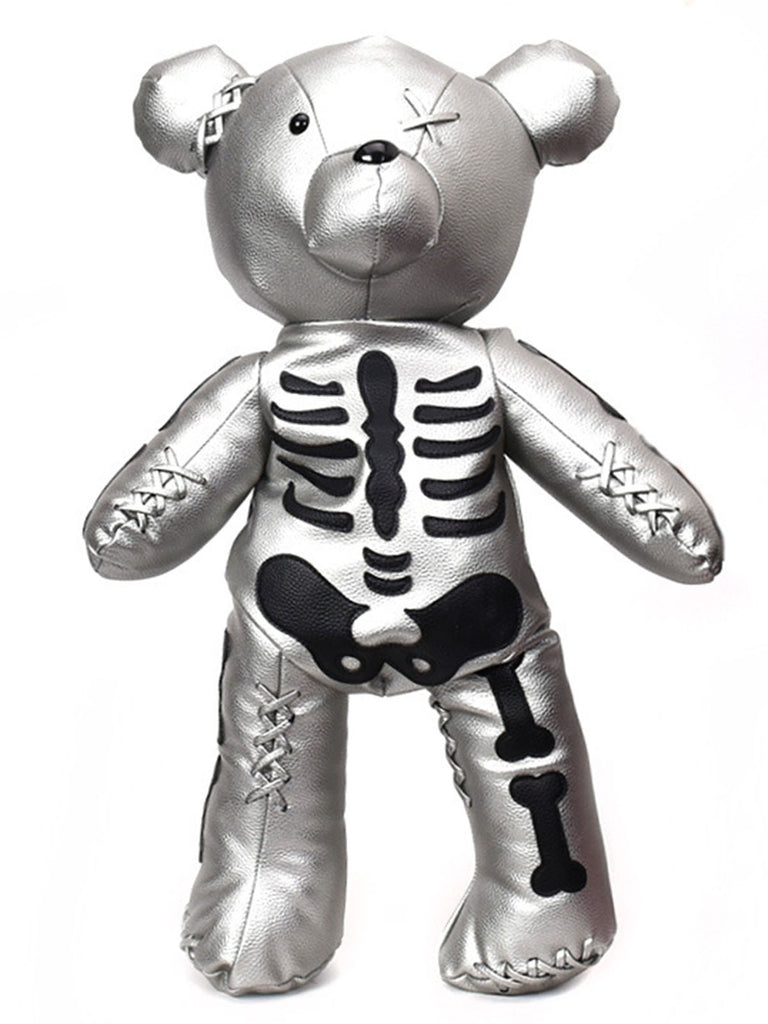 Skull Violent Teddy Bear Backpack, vintage fashion, retro style - perfect for women who love vintage and retro fashion