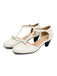 Solid Bow Ankle Strap Mary Jane Heels, vintage shoes, retro heels - perfect for women who love vintage and retro fashion