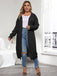 Solid Color 1960s Knitted Long Cardigan: timeless style reimagined