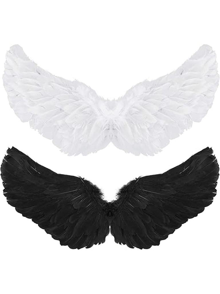 Solid Color Angel Feather Wings: timeless vintage 