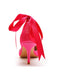 She finds her vintage story in this Solid Color Satin Pointed Toe Heels
