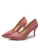 Solid Color Suede Thin Heels Pumps: timeless style reimagined