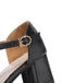 Solid Leather Hollow Roman Heel Shoes, vintage shoes, retro heels - perfect for women who love vintage and retro fashion