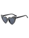 This Solid Rhinestone Heart Frame Sunglasses whispers vintage secrets to those who notice