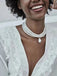 Special-Shaped Pendant Multi-Layered Pearl Necklace: vintage detail work for the woman who notices