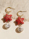 Star Ceramic Pearl Earrings, vintage fashion, retro style - perfect for women who love vintage and retro fashion