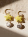 Star Ceramic Pearl Earrings, vintage fashion, retro style - perfect for women who love vintage and retro fashion