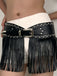 Steampunk Rivet Tassel Skirt Belt - vintage skirt, retro style