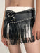 Steampunk Rivet Tassel Skirt Belt - vintage skirt, retro style