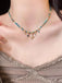 Turquoise Beaded Boho Star Moon Sun Pendant Necklace, vintage fashion, retro style - perfect for women who love vintage and retro fashion