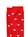 Valentine Heart Lip High-Thigh Socks — vintage style that transcends decades