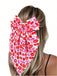 Valentine's Day Heart Print Bow Hairpin - vintage fashion, retro style