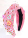 Valentine's Day Heart Rhinestones Headband - vintage fashion, retro style