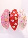 Valentine's Day Heart Rhinestones Headband - vintage fashion, retro style