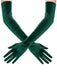 Velvet Party Solid Vintage Long Gloves: 1950s detail work for the woman who notices