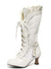 Victorian Style Lace Up Kitten Boots - vintage fashion, retro style
