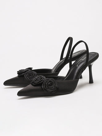 Vintage 3D Pointed-Toe High Heel Pumps - vintage fashion, retro style, classic elegance for vintage lovers