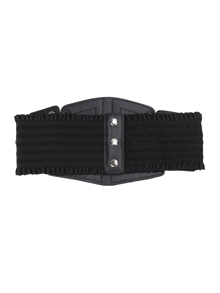 This Vintage Black Lace Waistband whispers 1950s secrets to those who notice