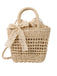 She adds this Vintage Boho Bow Straw Handbag and suddenly it's 1950s perfection