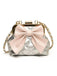Vintage Bow Clip Chain Crossbody Bag - vintage fashion, retro style