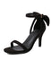 Vintage Bow Flannel Buckled Heel Sandals: timeless 1950s elegance she makes her own