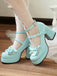 Bow Patchwork Vintage Classic Shoes 5