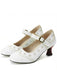 Vintage Brogue Floral Hollow Out Chunky Heels, vintage shoes, retro heels - perfect for women who love vintage and retro fashion