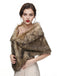 Vintage Brown Faux Fur Wraps Shawls, vintage fashion, retro style - perfect for women who love vintage and retro fashion