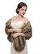 Vintage Brown Faux Fur Wraps Shawls, vintage fashion, retro style - perfect for women who love vintage and retro fashion