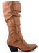 Vintage Buckle Western Style Cowboy Boots - vintage fashion, retro style